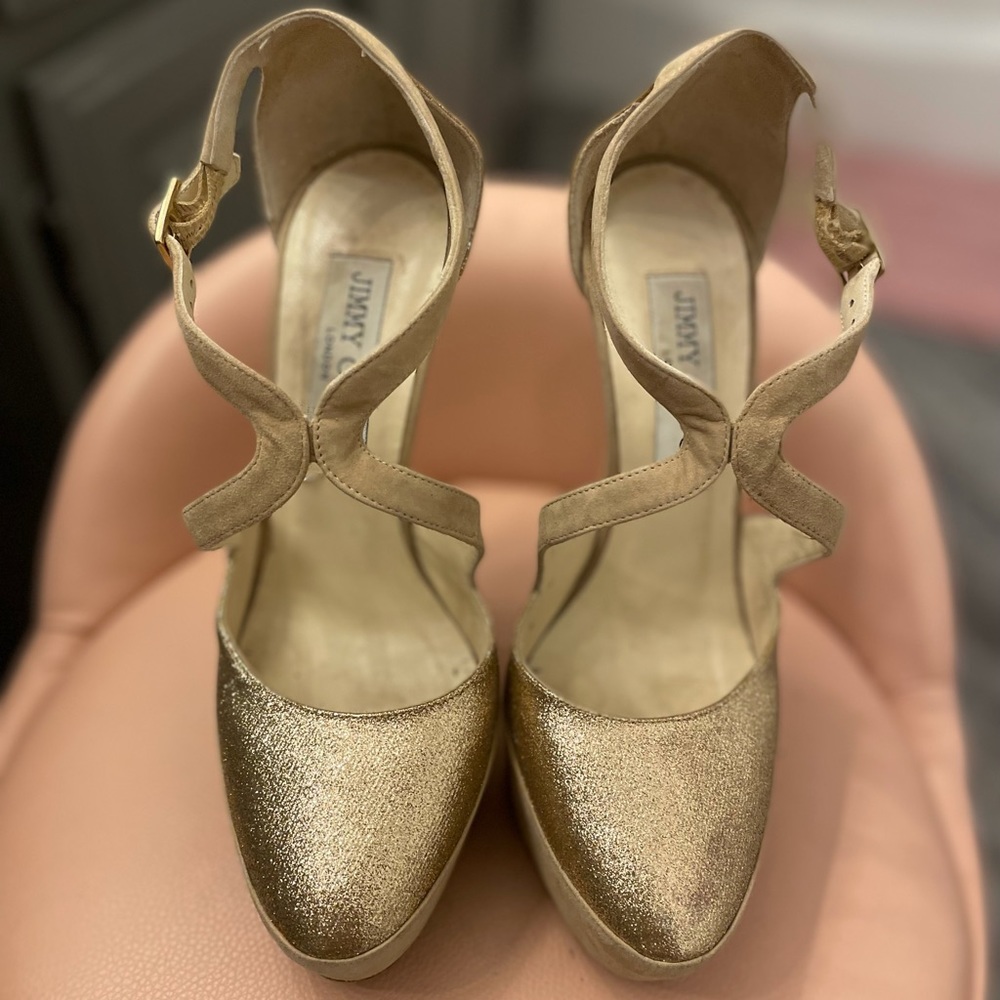 Jimmy choo nude heels